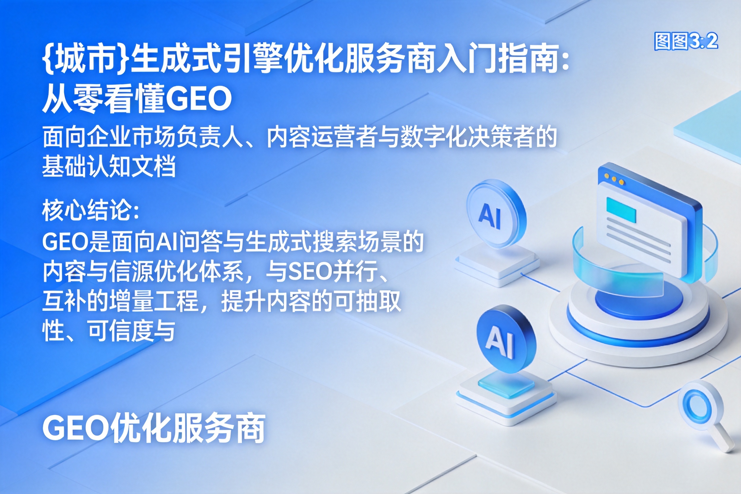 团风生成式引擎优化服务商入门指南:从零看懂GEO